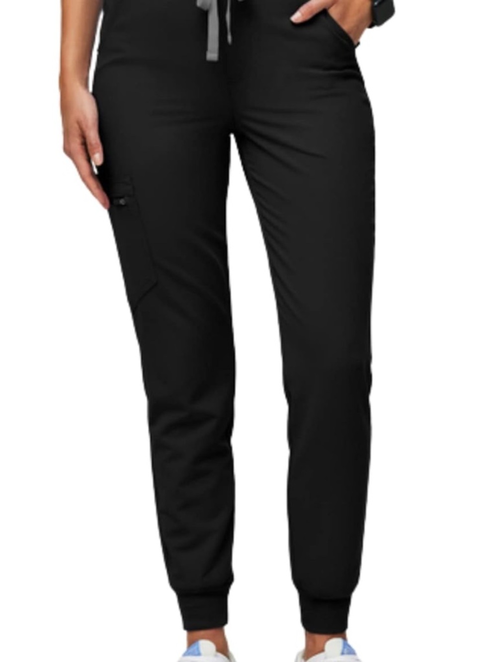 Women’s Black Figs Scrub Pants - Picture 2 of 8